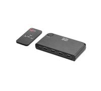 One For All Commutateur HDMI 2.0 SV1632 – 4K, 3 entrées, télécommande incluse – Noir