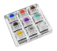 Switches Tester Sampler - Kit de test multi-axe pour les claviers, Testers de précision portables | Testeur de commutation clé pour les amateurs de corps Axis, outil précis pour l'évaluation du clavie