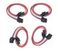 Switian 4PCS Câble d'Extension LED 3 Broches JST SM 3PIN 50CM - Connecteur Mâle/Femelle Sans Soudure pour Bandes LED WS2812B/WS2811, Panneaux Lumineux, Éclairage Basse Tension 5V-24V