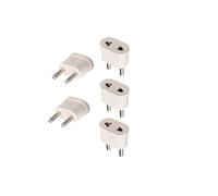 Switian Adaptateur de Voyage 5 Prises Convertisseur de Prise US/EU (Type A vers C) pour USA/Canada/Mexique/Japon vers Europe/Allemagne, 250V 10A - Compatible Appareils Électriques