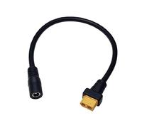 Switian Câble Adaptateur XT60 vers DC 5.5x2.5mm pour Fer à Souder TS100, Drones FPV, Panneaux Solaires et Équipements Électroniques 30cm