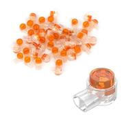 Switian Connecteur Épissure UY 2 Ports - 150 Pièces pour Câblage Téléphonique et Électrique, Diamètre 0.4-0.7mm², Installation Rapide sans Dénudage