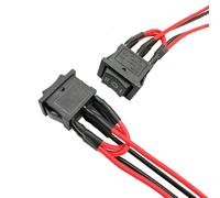 Switian Interrupteur Basculant DPDT 3 Positions 12V/250V 2 Pièces avec Connecteurs - Commutateur pour Actuateur Linéaire, Automobile, Bateau