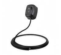 Switian Interrupteur Voiture 12V/24V ON/OFF - Interrupteur à Bouton Type Goutte d'eau étanche - Pour Phares Antibrouillard, Barre LED, Circuit Électrique - Avec Double Face Adhésif (2m)
