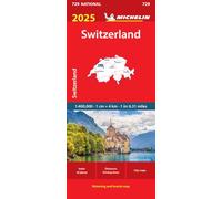Switzerland 2025 - Michelin National Map 729