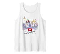Switzerland Graphic Tees - Novelty T-Shirts & Cool Designs Débardeur