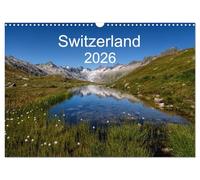 Switzerland Mountainscapes 2026 (Wall Calendar 2026 DIN A3 landscape), CALVENDO 12 Month Wall Calendar: A journey through the beautiful Swiss mountain scenery in four seasons