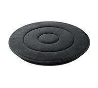 LAMPA Coussin rehausseur voiture 54409 – Pivotant 360° antidérapant et déhoussable – Noir