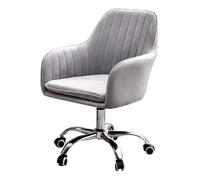 Swivel Desk Chair Swivel Desk Chair Mid Back Office Chair Ergonomic Swivel Chair Computer Chair with Velvet Upholstered, Adjustable Height Task Chair, 150kg Weight Capacity for Home Office Chair(