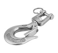 Swivel Eye Snap 304 Hook de Chagrin en Acier Inoxydable pour une Limite de Charge de 350 Kg, Installation Facile, Machinerie de Levage de Projets, équipement D'exploitation de