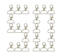 Swivel Keychain Clasp - Metal Lobster Claw Hooks, Swivel Keychain Clasp for Jewelry Making, 50 Pcs Clip Ring Hardware, Key Holder Connector, DIY Craft Accessory for Bag, Lanyard, Charm Attachment