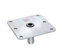 Swivl-Eze Lock 'N-pin 7 x 7 Plaque de Base en Acier Inoxydable