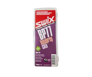 Swix BP77 Hard, 180 g de cire de ski violette, cire de base plus dure, sans fluorure pour une préparation parfaite des revêtements de ski et une durabilité maximale. Idéal pour l'entraînement et la