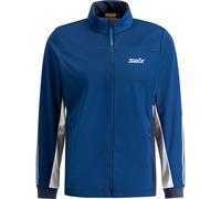 Swix - Veste de ski nordique - Cross Jacket M Estate Blue pour Homme en Softshell - Taille L - Bleu Bleu L
