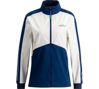 Swix - Veste de ski nordique - Cross Jacket W Estate Blue/White pour Femme en Softshell - Taille L - Bleu Bleu L