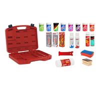 SWIX Medium Wax Case Xc - Mixte - Noir / Rouge - taille Unique- modèle 2026