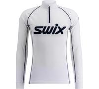 Swix - Sous-vêtement thermique - Swix Racex Classic Half Zip Men Bright White/Dark Navy pour Homme - Taille XL - Blanc Blanc XL