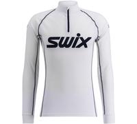 Swix - Sous-vêtement thermique - Swix Racex Classic Half Zip Men Bright White/Dark Navy pour Homme - Taille L - Blanc Blanc L