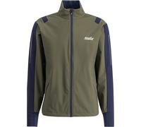 Swix - Veste de ski nordique - Swix Infinity Jacket Men Olive/Dark Navy pour Homme - Taille S - Kaki Kaki S