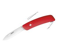 SWIZA 691101 Couteau Suisse D00, Rouge Couteau multi-fonctions Pliant, Argenté, 17 cm