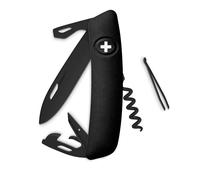 SWIZA Couteau suisse D03 ALLBLACK, noir, 11 fonctions