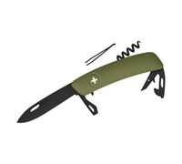 SWIZA Couteau Suisse D03 ALLBLACK, Olive, 11 Fonctions