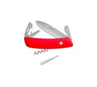 SWIZA D03 Rouge Matte Couteau Suisse Adulte Unisexe, 75mm