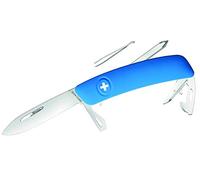 Swiza D04 Couteau Suisse, Verrouillage de la Lame, poignée Anti-dérapante Bols Rouge Noir Blanc Bleu