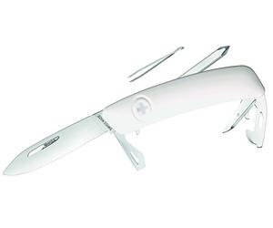 Swiza D04 Couteau Suisse, Verrouillage de la Lame, poignée Anti-dérapante Bols Rouge Noir Blanc Bleu