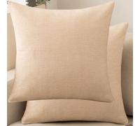 SWJ-swjssb 2 Pcs Taie d'oreiller 40x60,50x70,60x60,50x50 Housse De Coussin 40x40,45x45 Housse Oreiller pour Linen Décorative Chambre Canapé avec Éclair Invisible Taie Oreiller(Beige,40x40 cm)