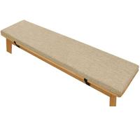 SWJ-swjssb Coussin De Banc pour Intérieur Extérieur, Coussins De Banquette Antidérapant Doux Lavable Coussins De Banc De Jardin pour Terrasse, Cuisine, Salle À Manger, Canapé(Beige,180x40x5cm)