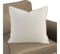 SWJ-swjssb Housse De Coussin 50x70，65x65，40x60 De Canapé，Taie Oreiller 80x80, 70x40, 50x50,60x40 Housse Oreille Démontable Taie d'oreiller Chenille Rectangulaire Carré Lavable(Cream White,50x55 cm)