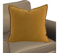 SWJ-swjssb Housse De Coussin 50x70，65x65，40x60 De Canapé，Taie Oreiller 80x80, 70x40, 50x50,60x40 Housse Oreille Démontable Taie d'oreiller Chenille Rectangulaire Carré Lavable(Ginger Yellow,40x70 cm)