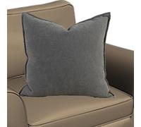 SWJ-swjssb Housse De Coussin 50x70，65x65，40x60 De Canapé，Taie Oreiller 80x80, 70x40, 50x50,60x40 Housse Oreille Démontable Taie d'oreiller Chenille Rectangulaire Carré Lavable(Charcoal Grey,40x70 cm)