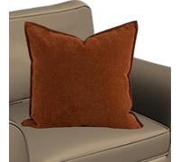 SWJ-swjssb Housse De Coussin 50x70，65x65，40x60 De Canapé，Taie Oreiller 80x80, 70x40, 50x50,60x40 Housse Oreille Démontable Taie d'oreiller Chenille Rectangulaire Carré Lavable(Caramel,45x55 cm)