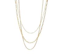 SWMAIPKRH Ensemble de chaînes à trois colliers Mode polyvalent : le creux peut être empilé et porter, bijoux féminins personnalisés