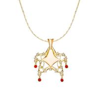 SWMAIPKRH Pendentif de vedette de mode Y2k Collier pendentif collier Accessoire de mode féminine Zircon Collier Accessoires de rencontres Accessoires de fête de rencontres Bijoux