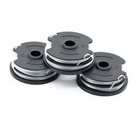 SWNKDG Lot de 3 bobines de fil de rechange pour coupe-bordure sans fil LIDL Parkside PRTA 20-Li A1, B2, C3, PRT 550 A1, A3, PRT 300 A1-2 x 4 m, 1,6 mm