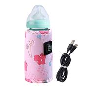 SWNY Chauffe-biberon Voyage Portable, Chauffe-biberon Rechargeable pour Chauffe-Lait à température constante, Sac Rangement Pratique pour Chauffe-biberon, Housse Chauffe-bébé adaptée