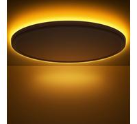 Swoieltr Deckenlampe LED mit Nachtlicht 1800K, 3000K/4000K/6500K Dimmbar Leuchten Lampe Decke mit Fernbedienung