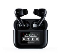 Swokely 5.4 Écouteurs sans Fil avec Un Boîtier DE Charge à écran Tactile Écouteur Jeu à Faible Latence ANC NORTURE ANNULLAGE Musique sans Fil (Noir)