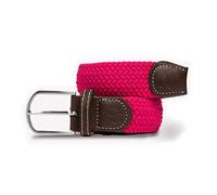 SWOLE PANDA Ceinture tissée recyclée, unisexe - Ceinture élastique pour homme et femme - Boucle de ceinture extensible, Rick Pink, L (36-42" / 91-107cm)