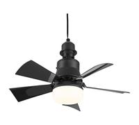 Swoolfe Ventilateur Plafond Avec Lumiere,ventilateur De Plafond Avec Télécommande,ventilateur Silencieux Plafond,E27 plafonnier LED À Intensité Variable,3vitesses,Temporisable