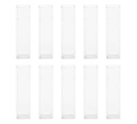 SWOOMEY 10 Pièces Cellule de Mesure en Verre pour Analyse Quantitative Capacité de 1,7ml, Calibrage Linéaire et Bords Finement Polis pour Usage en Laboratoire Chimique