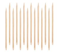 SWOOMEY 100pièces Bâtons Bois pour Ongles Repousse-cuticules Double Tête Ustensiles Manucure et Pédicure Sticks Durables pour Enlever Cuticule Outil Portable pour Soin des Ongles