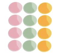 SWOOMEY 12 Pièces Brosse pour Silicone pour Bain de Brosse Douce pour Shampoing Élimination Croûtes de Lait Entretien Capillaire Nourrissons Cherry Blossom