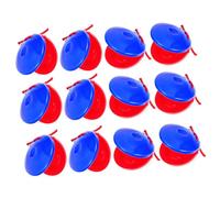 SWOOMEY 12 Pièces Castagnettes à Doigts pour Garçon Fille Instrument de Musique Simple et Léger Jouets Rythmiques Colorés pour Apprentissage Musical