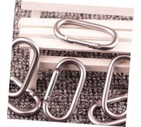 SWOOMEY 15 Pièces Mousquetons Alliage Aluminium pour à Dos Crochets Résistants pour Clés et Bouteilles Accessoires de Randonnée et Usage Quotidien
