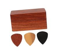 SWOOMEY 1ensemble Boîte De Rangement Bois pour Médiators De Guitare Organisateur Pratique avec Médiators Inclus Idéale pour Guitaristes Et Musiciens Design Élégant Et Robuste Facile