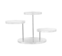 SWOOMEY 1ensemble Présentoir à Bagues Transparent Multi Bijoux et Montres Support Rond Acrylique Rangement Élégant pour Domicile et Boutique